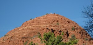 People screaming on top of Sugarloaf