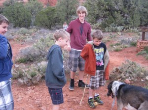Boys, Bongo and a tennis ball