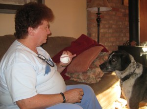 Bongo and Friend with ball