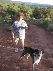 Trail Tour Bongo Leading New Friend on the Trails