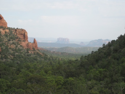 Cathedral and Bell Rock from Fay Canyon