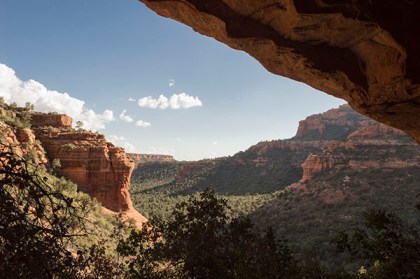 Looking out at Fay Canyon