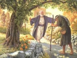 Prodigal son returning home