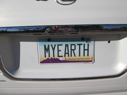 MYEARTH license plate