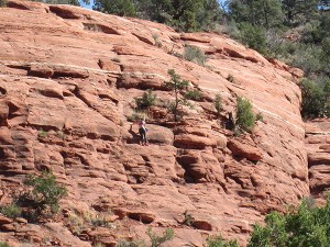 Rock climbing on Sugarloaf